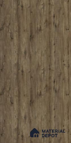 Wooden Look 633 HGL Cuneo Oak Dark 8 ft x 4 ft Suede Finish Decorative Laminate - 1 mm | Suitable for TV Unit, Wardrobe, Kitchen Cabinets