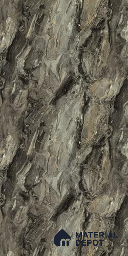 Brown Marble Look 662 STN Dark Storm 8 ft x 4 ft Stonem Finish Decorative Laminate - 1 mm | Suitable for TV Unit, Wardrobe, Kitchen Cabinets
