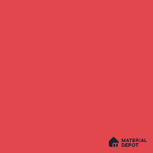 Coral Red Solid Colors Look LM 05132 8 ft x 4 ft High Gloss Finish Decorative Laminate - 0.8 mm | Suitable for Living Room, Kitchen, Office