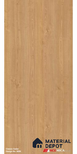 Wooden Look LM 17403 Classic Cedar 10 ft x 4 ft Texture Finish Decorative Laminate - 1 mm | Suitable for TV Unit, Wardrobe, Kitchen Cabinets