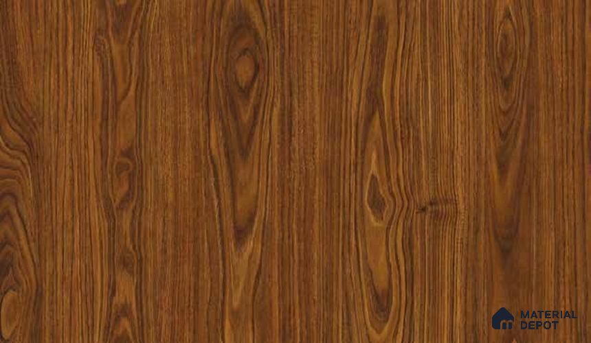 84743 GL Bloom Chestnut 8 ft x 4 ft Glossy Finish Liner Laminate 0.8 mm | Suitable for TV Unit, Wardrobe, Kitchen Cabinets