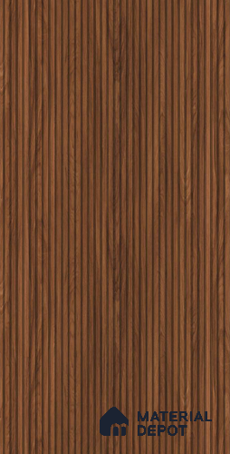Wooden Fluted LM 20210 8 ft x 4 ft Texture Finish Decorative Laminate - 1 mm | Suitable for TV Unit,Wardrobe, Kitchen Cabinets