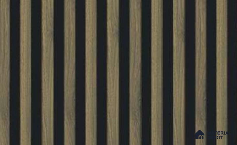 Spiced Walnut 10 ft x 0.68 ft (3060x208 mm) DB Curve Design Interior & Exterior Wall & Ceiling Panel - 10 mm | Suitable for Balcony, Facade & Open Area | Width is Subjected to 5% Variation