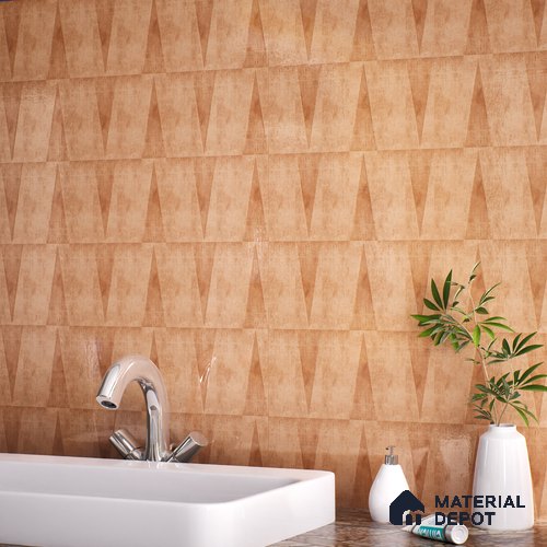 Subway Wall Tile TL 06164 G Solara Soft Dune Decor 9 x 3 inch Ceramic Glossy Finish - 10 mm | 25 Random Design | Suitable for Accent / Feature Walls, Bathroom, Kitchen Wall & Backsplashes