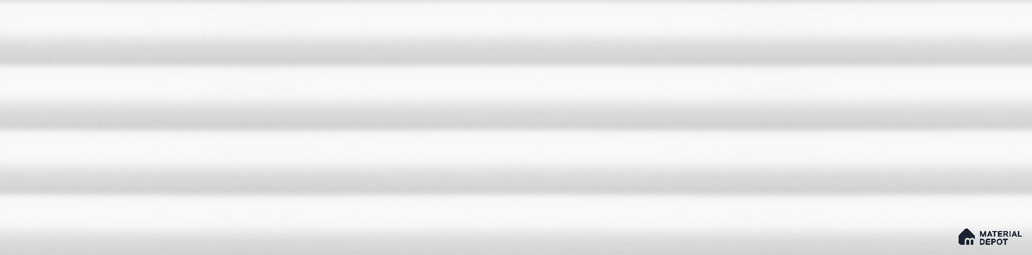 Fluted Subway Wall Tile TL 06165 F Whistle Frosted Silk 12 x 3 inch Ceramic Matte Finish - 10 mm  | Suitable for Accent / Feature Walls, Bathroom, Kitchen Wall & Backsplashes