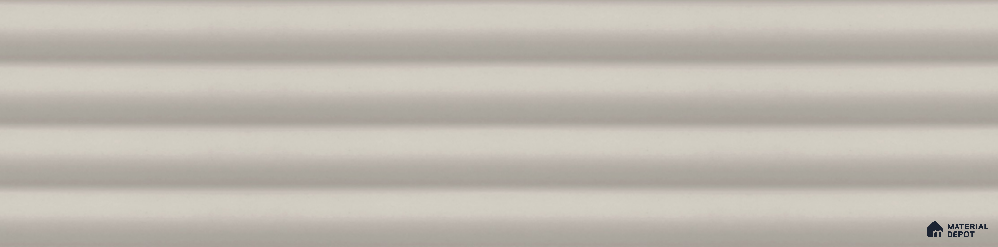 Fluted Subway Wall Tile TL 06165 E Whistle Pebble Veil 12 x 3 inch Ceramic Matte Finish - 10 mm  | Suitable for Accent / Feature Walls, Bathroom, Kitchen Wall & Backsplashes