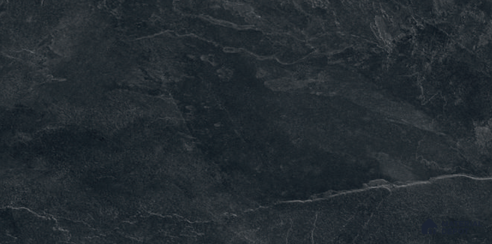 Stone Look Floor & Wall Tile TL 08087 F Archie Nero 6 ft x 4 ft Vitrified Matte Finish - 9 mm | Adhesive and Spacers Must be Used During Installation