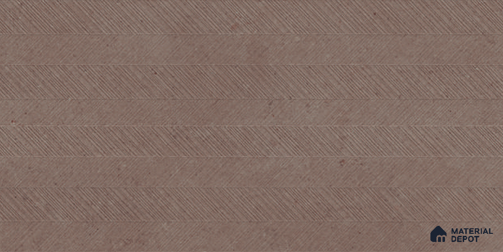 Patterned Look Wall Tile TL 08095 H Delton Sangria Decor 4 ft x 2 ft Vitrified Matte Finish - 9 mm
