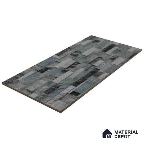 TL 00132 A Azul Grey 2 ft x 1 ft Matte Finish Ceramic High Depth Elevation Wall Tile - 9 mm