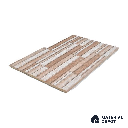 TL 00106 D Latte Beige 18 x 12 inch Matte Finish Ceramic High Depth Elevation Wall Tile - 8 mm