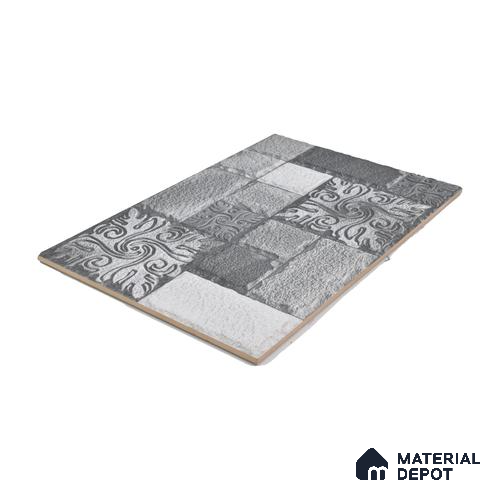 TL 00110 C Slate Grey 18 x 12 inch Matte Finish Ceramic High Depth Elevation Wall Tile - 8 mm