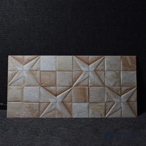 TL 00138 A Cream 2 ft x 1 ft Matte Finish Ceramic High Depth Elevation Wall Tile - 9 mm