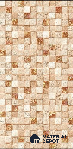 TL 00107 Sandy Beige 18 x 12 inch Matte Finish Ceramic High Depth Elevation Wall Tile - 8 mm