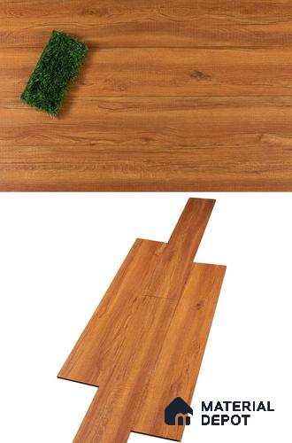 HDF Laminate Wood Floor Crystal Finish Heirloom LF 00268 | 4 ft x 7.8 inch x 12 mm | AC4 Grade | Arc Click With Wax Coating | Paper Joint Groove | Suitable for Flooring, Living Room, Bedroom