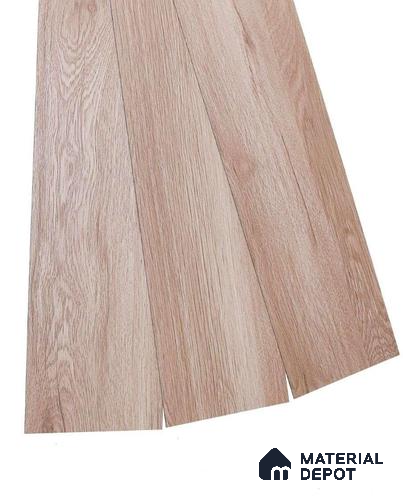 PVC Vinyl Floor Malasiyan Pine Crystal Finish Vinyl Luxe VF 00144 | 3 ft x 6 Inch x 1.5 mm | Wear Layer: 0.10 mm | UV Coating | Waterproof | Suitable for Flooring, Living Room, Bedroom