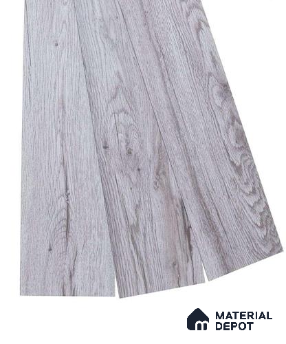 PVC Vinyl Floor Metallic Grey Crystal Finish Vinyl Luxe VF 00148 | 3 ft x 6 Inch x 1.5 mm | Wear Layer: 0.10 mm | UV Coating | Waterproof | Suitable for Flooring, Living Room, Bedroom