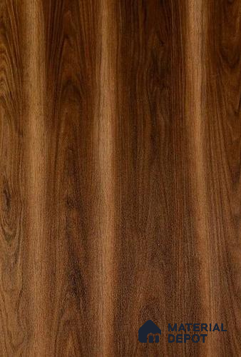 PVC Vinyl Floor Walnut Crystal Finish Vinyl Luxe VF 00126 | 3 ft x 6 Inch x 1.5 mm | Wear Layer: 0.10 mm | UV Coating | Waterproof | Suitable for Flooring, Living Room, Bedroom