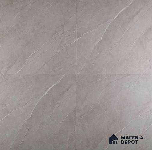 PVC Vinyl Floor Armani Grey Crystal Finish Vinyl Luxe VF 00133 | 2 ft x 2 ft x 2 mm | Wear Layer: 0.20 mm | UV Coating | Waterproof | Suitable for Flooring, Living Room, Bedroom