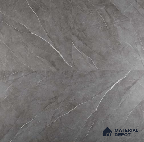 PVC Vinyl Floor Armani Nero Crystal Finish Vinyl Luxe VF 00134 | 2 ft x 2 ft x 2 mm | Wear Layer: 0.20 mm | UV Coating | Waterproof | Suitable for Flooring, Living Room, Bedroom