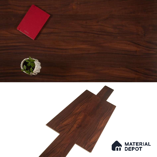 HDF Laminate Wood Floor Crystal Finish Aristo Premium LF 00254 | 4 ft x 7.7 inch x 8 mm | AC4 Grade | Wax Coated Lock | Original Unilin Locking | Suitable for Flooring, Living Room, Bedroom