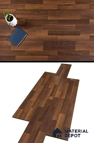 HDF Laminate Wood Floor Crystal Finish Aristo LF 00245 | 4 ft x 8 inch x 8 mm | AC4 Grade | Arc Click With Wax Coating | Paper Joint Groove | Suitable for Flooring, Living Room, Bedroom