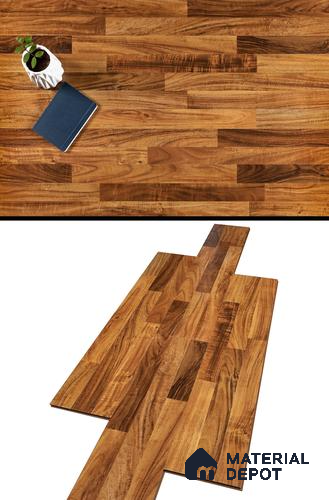 HDF Laminate Wood Floor Glossy Finish Gleam LF 00262 | 4 ft x 8 inch x 8 mm | AC4 Grade | Arc Click With Wax Coating | U Groove | Suitable for Flooring, Living Room, Bedroom