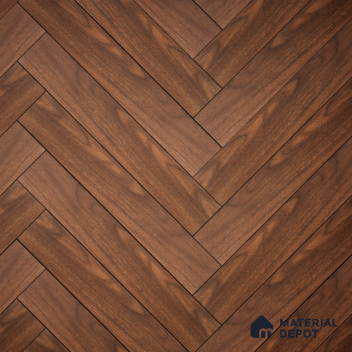 HDF Laminate Wood Floor Embossed Finish Herringbone LF 00294 | 2 ft x 4 inch x 8 mm | AC4 Grade | Type A | Single Click Lock | U Groove | Suitable for Flooring, Living Room, Bedroom