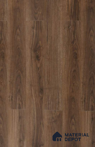 HDF Laminate Wood Floor AC5 Grade LF 00349 D Refined Natural English Walnut 71 x 8 inch (1815x196 mm) - 12 mm | 100 HRS Spill Proof | EIR Surface | Anti Static and Stain Resistant | 0.5 mm Small V Groove | Uniclic
