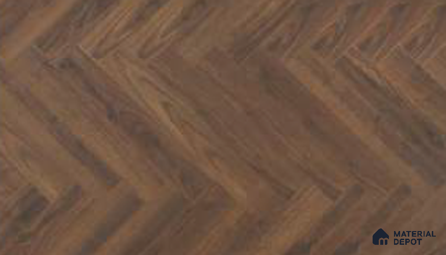 HDF Laminate Wood Floor AC5 Grade LF 00361 B Opulent Cappuccino Walnut (600x100 mm) - 12 mm | 100 HRS Spill Proof | EIR Surface | Anti Static and Stain Resistant | 0.5 mm Small V Groove | Uniclic