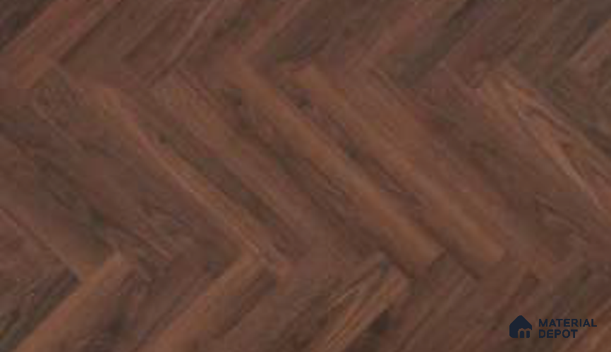 HDF Laminate Wood Floor AC5 Grade LF 00361 F Opulent Imperial Walnut (600x100 mm) - 12 mm | 100 HRS Spill Proof | EIR Surface | Anti Static and Stain Resistant | 0.5 mm Small V Groove | Uniclic
