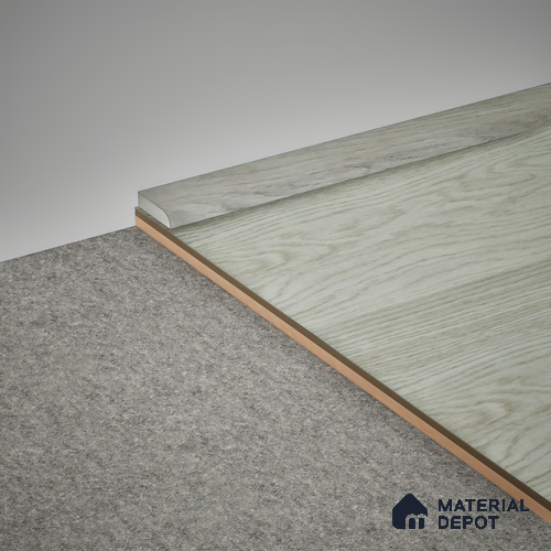 WPC Corner Beading Meriline PM 00538 AS | 8 ft x 12 mm | Compatibe for SPC Flooring SP 00075 B