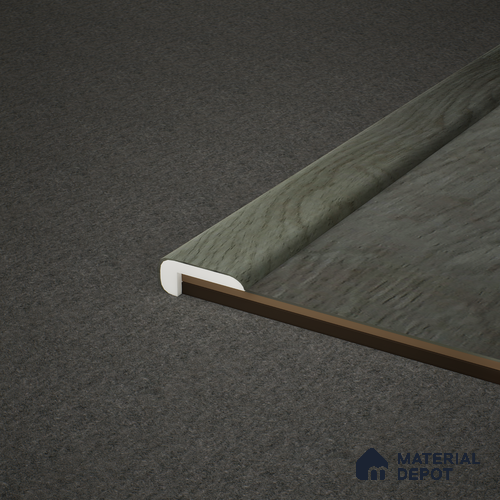 WPC L Profile Meriline PM 00538 BD | 8 ft x 2 inch x 1 inch | Compatibe for SPC Flooring SP 00075 B