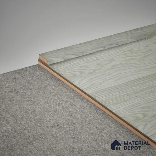 MDF Corner Beading Meriline PM 00538 Q | 8 ft x 12 mm | Compatibe for SPC Flooring SP 00075 B