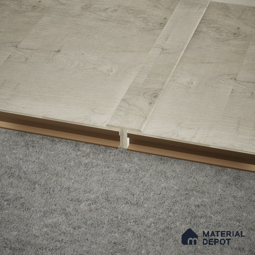 MDF T Profile Meriline PM 00539 T | 8 ft x 2 inch x 18 mm | Compatibe for SPC Flooring SP 00075 C