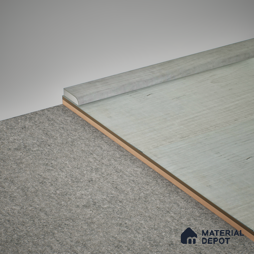 WPC Corner Beading Meriline PM 00539 AS | 8 ft x 12 mm | Compatibe for SPC Flooring SP 00075 C