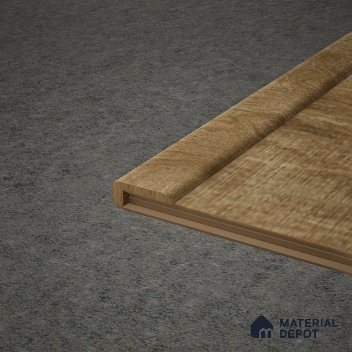 MDF L Profile Meriline PM 00540 AB | 8 ft x 2 inch x 1 inch | Compatibe for SPC Flooring SP 00075 D