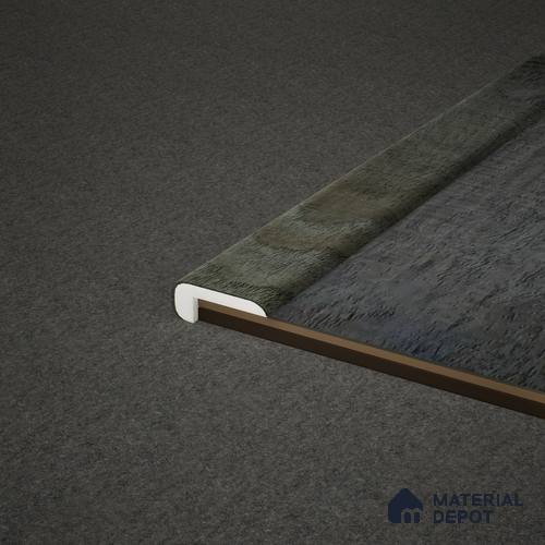 WPC L Profile Meriline PM 00540 BD | 8 ft x 2 inch x 1 inch | Compatibe for SPC Flooring SP 00075 D