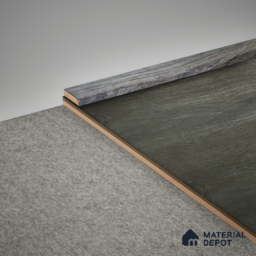 MDF Corner Beading Meriline PM 00541 R | 8 ft x 18 mm | Compatibe for SPC Flooring SP 00075 E