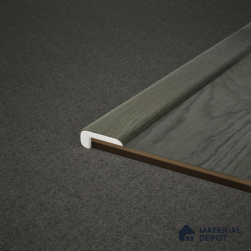 WPC L Profile Meriline PM 00542 BD | 8 ft x 2 inch x 1 inch | Compatibe for SPC Flooring SP 00075 F