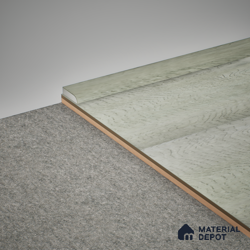 WPC Corner Beading Meriline PM 00543 AS | 8 ft x 12 mm | Compatibe for SPC Flooring SP 00075 G