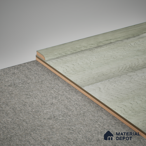 MDF Corner Beading Meriline PM 00543 Q | 8 ft x 12 mm | Compatibe for SPC Flooring SP 00075 G