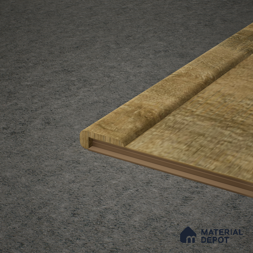 MDF L Profile Meriline TF 00416 AB | 8 ft x 2 inch x 1 inch - mm | Compatible for SPC Flooring SP 00121