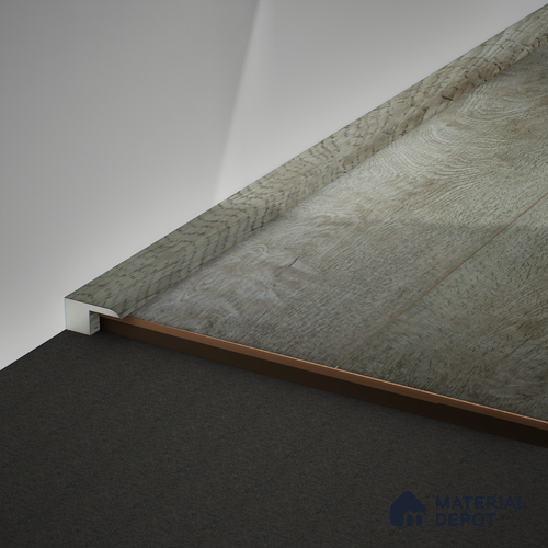 WPC T Profile Meriline PM 00537 AW | 8 ft x 2 inch x 16 mm | Compatibe for SPC Flooring SP 00075