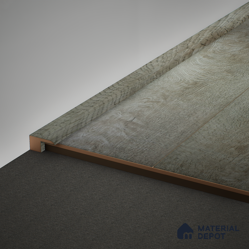 MDF Edge Profile Meriline TF 00416 V | 8 ft x 2 inch - 12 mm | Compatible for SPC Flooring SP 00121