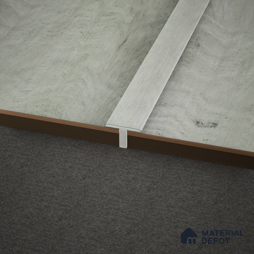 WPC T Profile Meriline PM 00545 AV | 8 ft x 2 inch x 18 mm | Compatibe for SPC Flooring SP 00076 B