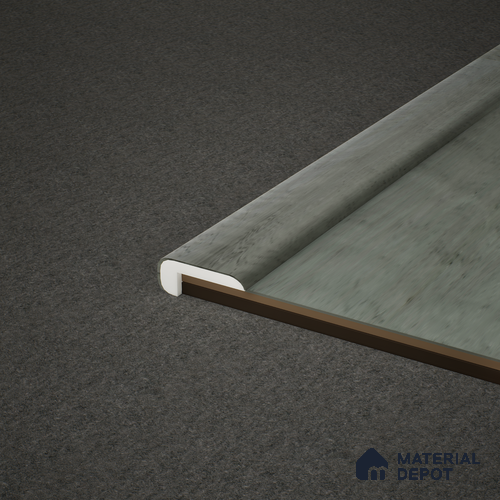 WPC Reducer R Profile Meriline PM 00545 BC | 8 ft x 2 inch x 16 mm | Compatibe for SPC Flooring SP 00076 B