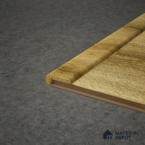 MDF L Profile Meriline PM 00546 AB | 8 ft x 2 inch x 1 inch | Compatibe for SPC Flooring SP 00076 C