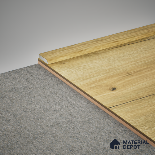 WPC Corner Beading Meriline PM 00546 AT | 8 ft x 18 mm | Compatibe for SPC Flooring SP 00076 C