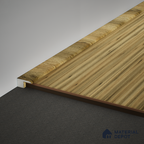 WPC Edge Profile Meriline PM 00546 AX | 8 ft x 2 inch x 12 mm | Compatibe for SPC Flooring SP 00076 C