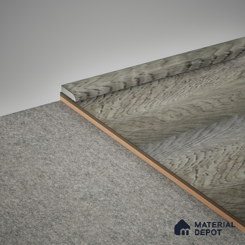 WPC Corner Beading Meriline PM 00547 AT | 8 ft x 18 mm | Compatibe for SPC Flooring SP 00076 D